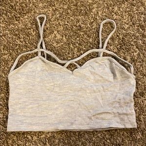 Grey bralette